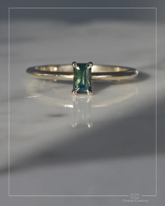 Zara - Australian Sapphire Solitaire - Boronia Collection