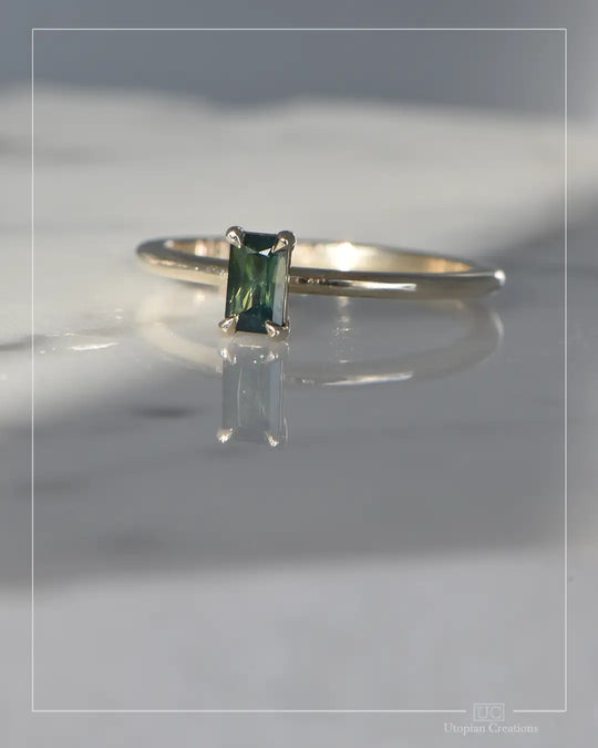 Zara - Australian Sapphire Solitaire - Boronia Collection