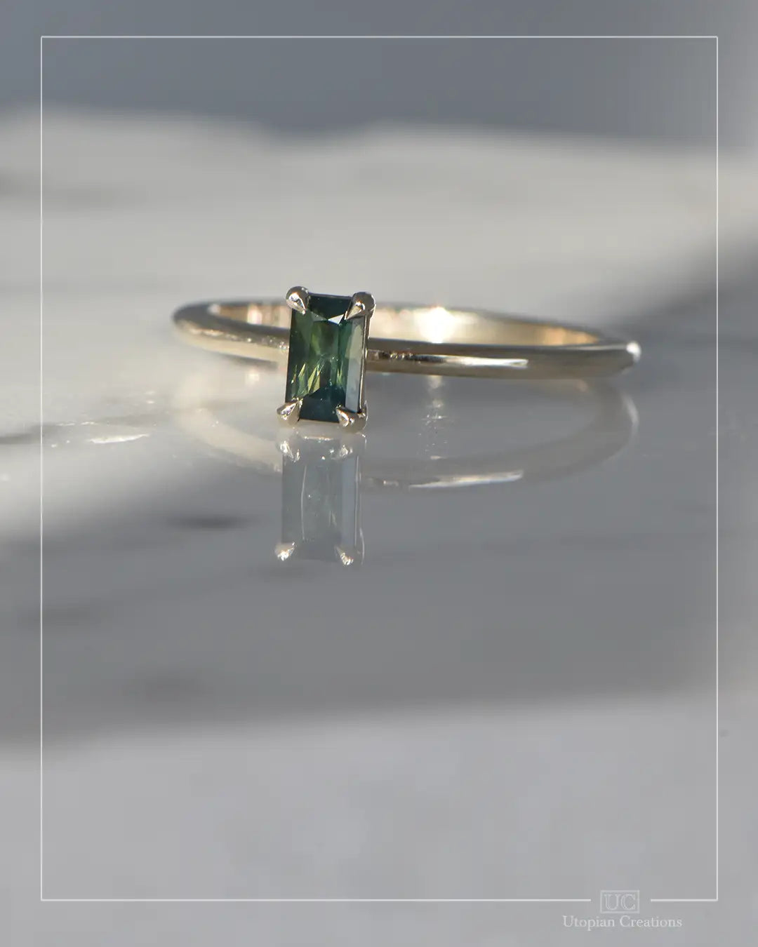 Zara - Australian Sapphire Solitaire - Boronia Collection