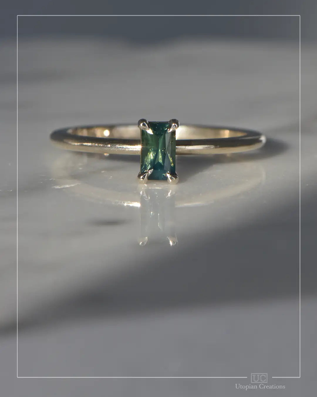 Zara - Australian Sapphire Solitaire - Boronia Collection