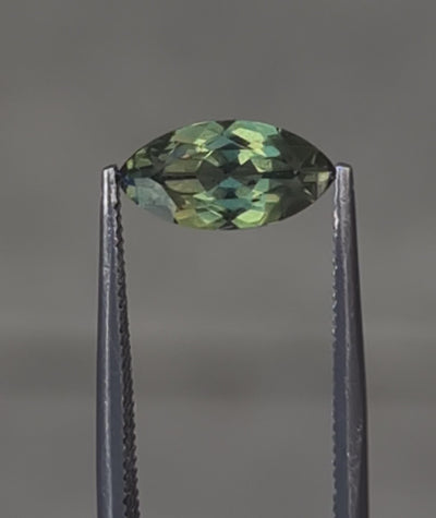 Queensland Sapphire – 1.37ct Marquise Cut, Green