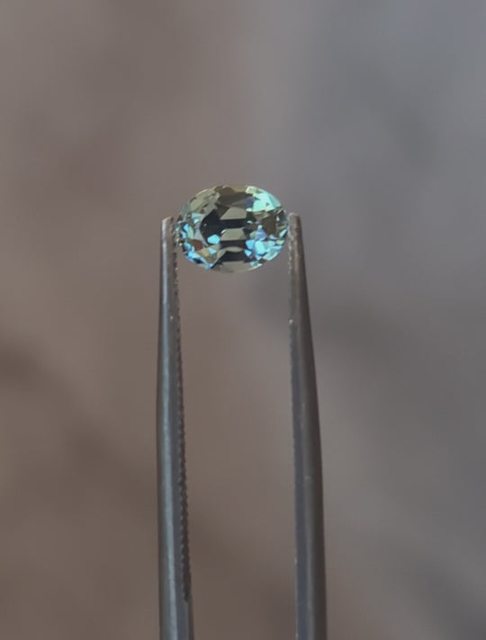 Queensland Sapphire – 1.24ct Oval step Cut, Teal