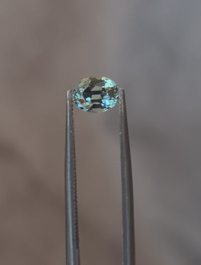 Queensland Sapphire – 1.24ct Oval step Cut, Teal