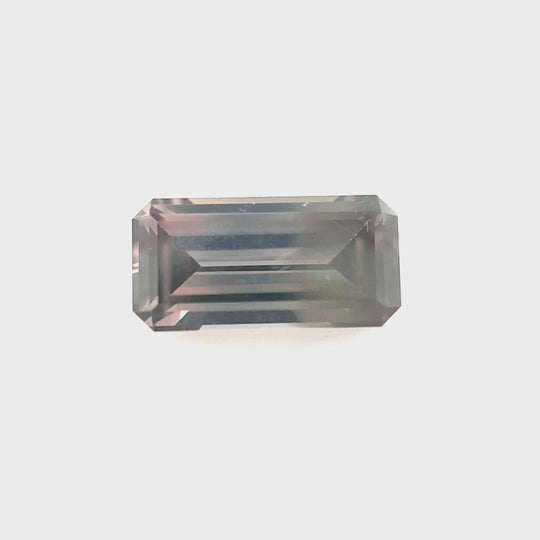 0.80ct Australian Sapphire, Pink and Brown Parti - Emerald Cut