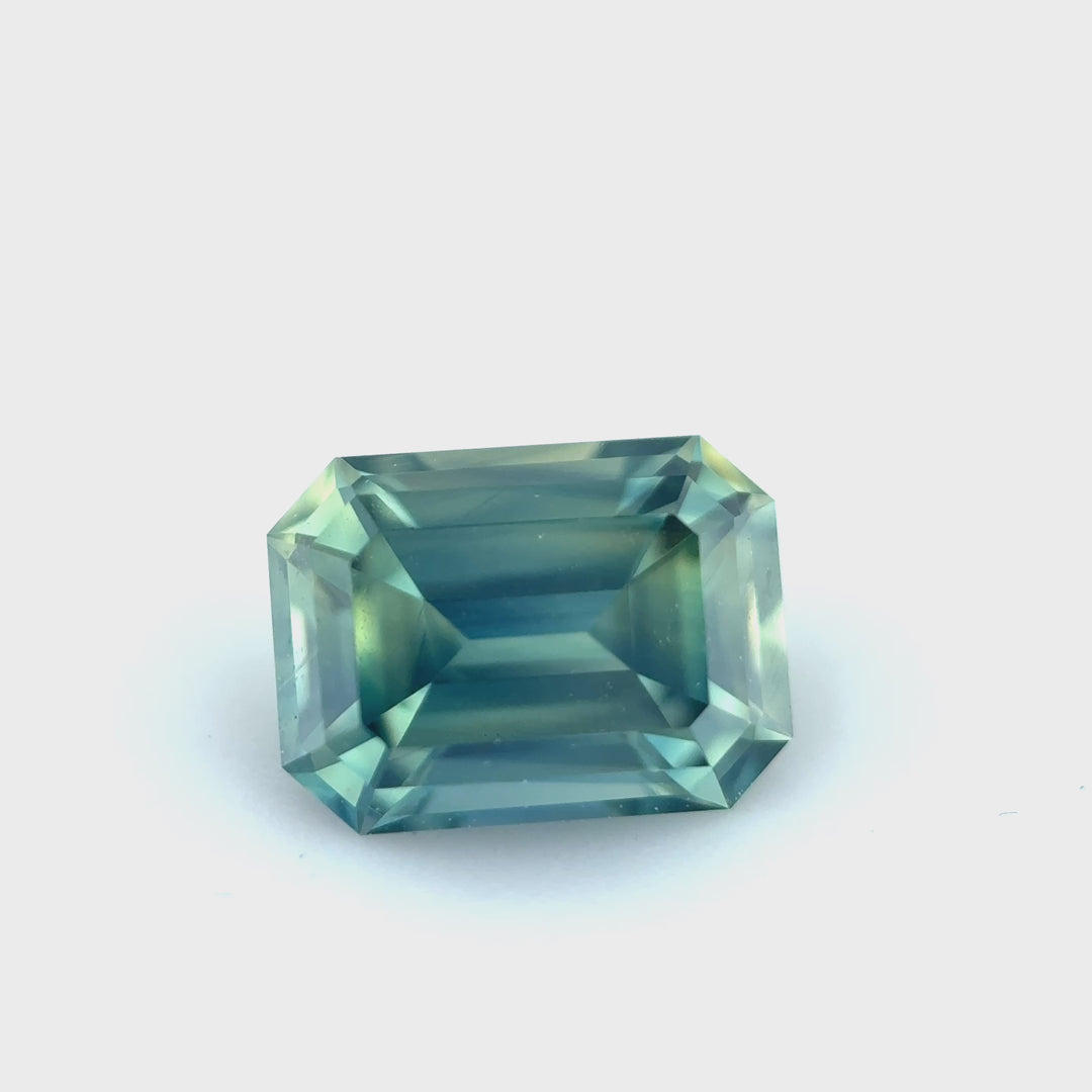 Australian Sapphire | 0.67ct, Emerald Cut