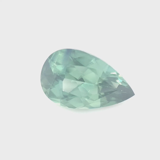 2.03ct Australian Sapphire, Blue, Teal - Pear