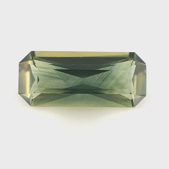 Queensland Sapphire – 1.50ct Emerald Modified Cut, Green