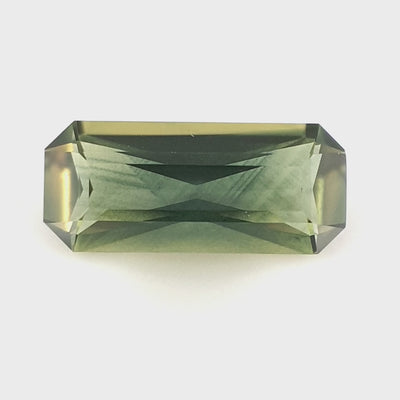 Queensland Sapphire – 1.50ct Emerald Modified Cut, Green