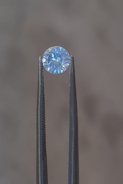 Sri Lanka Sapphire – 0.86ct Round Modified Brilliant Cut, Blue