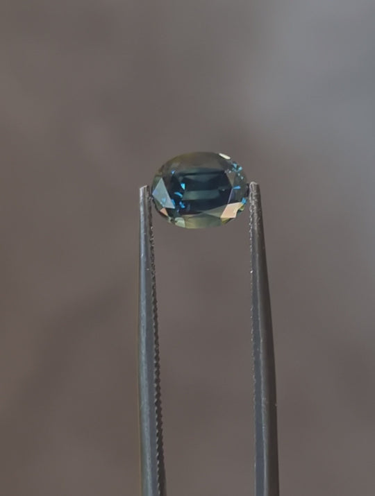 Queensland Sapphire – 1.31ct, Parti, Teal, Blue, Green