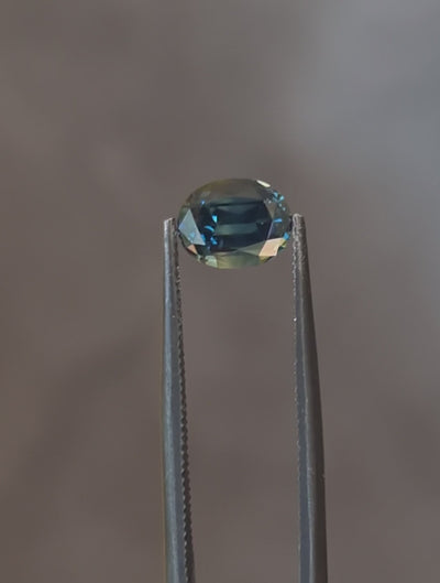 Queensland Sapphire – 1.31ct, Parti, Teal, Blue, Green