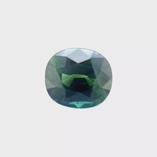 1.37ct Australian Sapphire, Blue, Green, Teal - Oval Cut