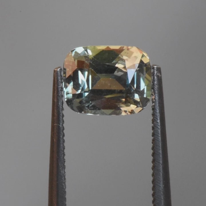 2.09ct Australian Sapphire, Green Teal - Cushion