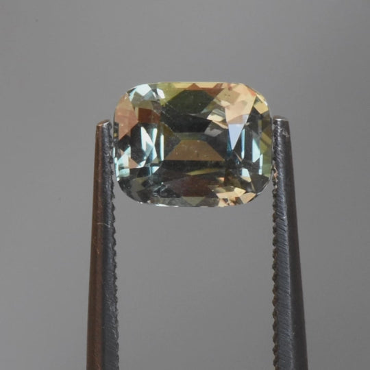 2.09ct Australian Sapphire, Green Teal - Cushion