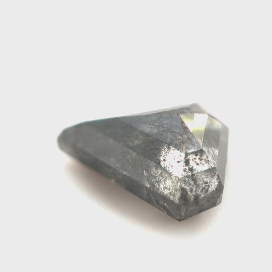 Salt and Pepper Diamond | 1.09ct, Shield