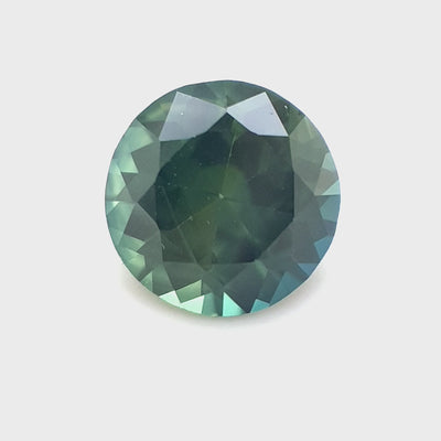 Queensland Sapphire – 2.10ct Round Cut, Teal, Blue, Green