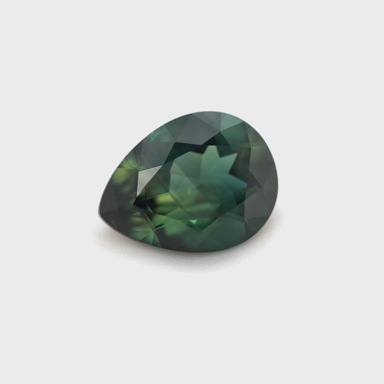 Queensland Sapphire - 1.50ct, Pear, Parti, Green, Blue