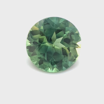 Queensland Sapphire – 1.60ct Round Cut, Teal, Green, Blue