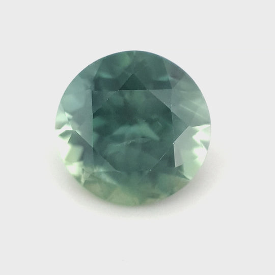 Queensland Sapphire – 2.37ct Round Cut, Teal, Green, Blue