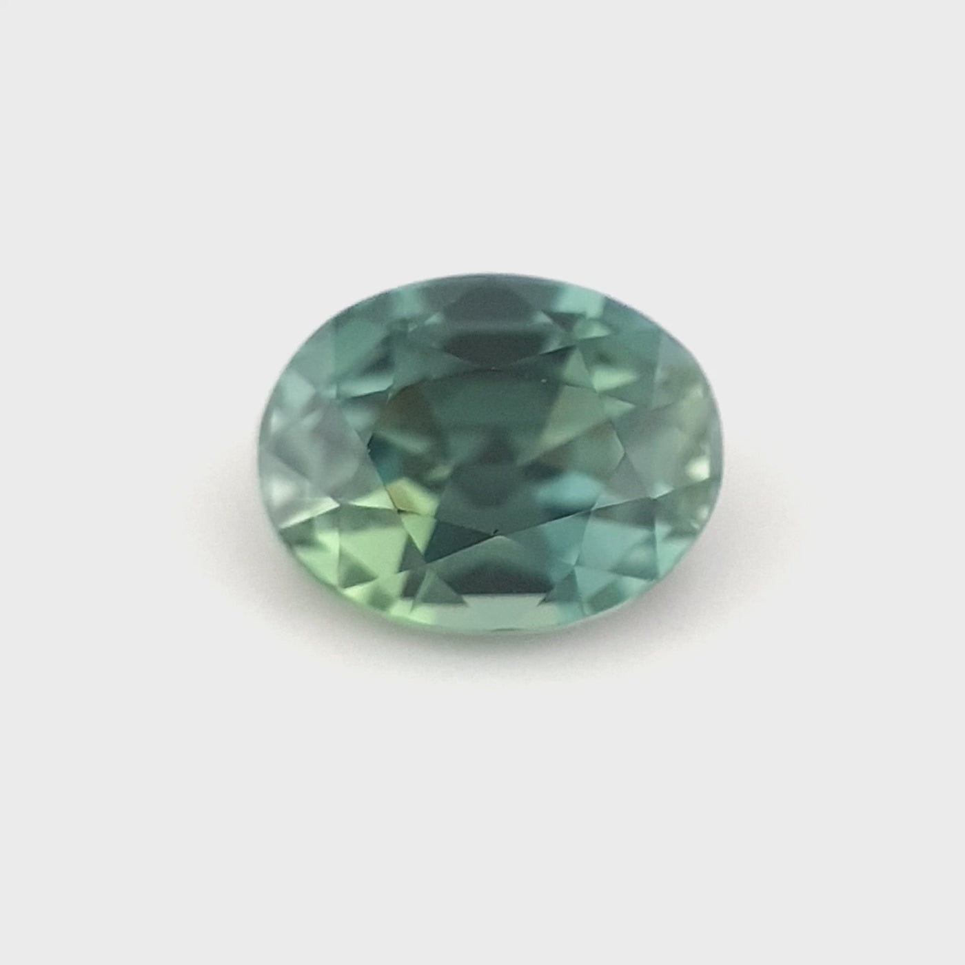 Queensland Sapphire – 1.24ct Oval step Cut, Teal
