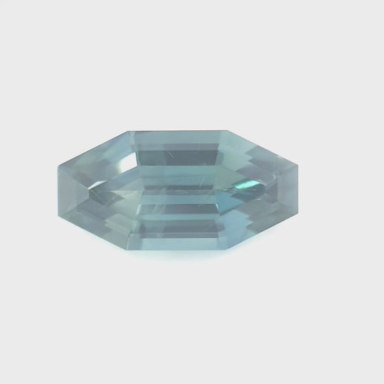 1.28ct Australian Sapphire, Blue, Teal - Octagon