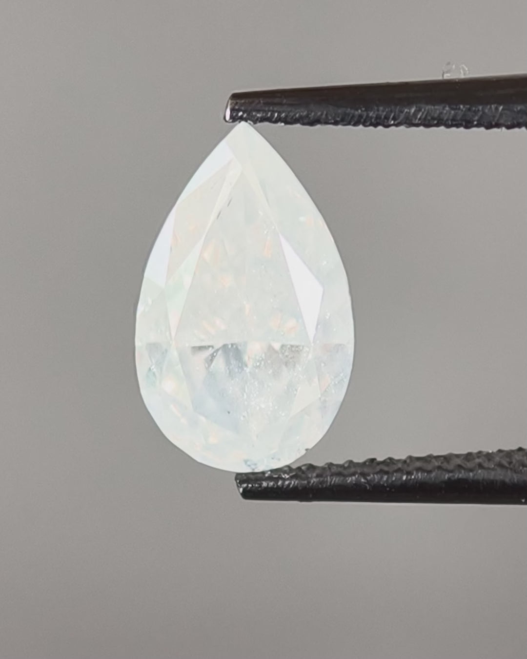 African Natural Diamond - 1.52ct, Pear, Fancy White