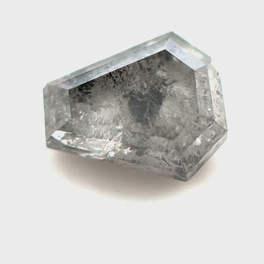 Salt and Pepper Diamond | 1.59ct, Coffin