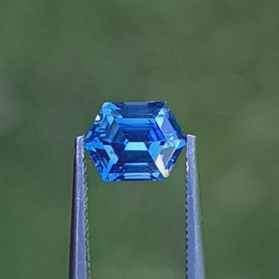 1.91ct Nigerian Sapphire, Blue - Hexagon