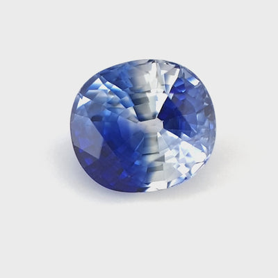Sri Lanka Sapphire – 1.69ct Oval Cut, Parti clear Blue