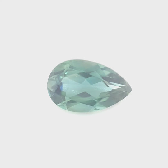 1.09ct Australian Sapphire, Blue, Teal - Pear