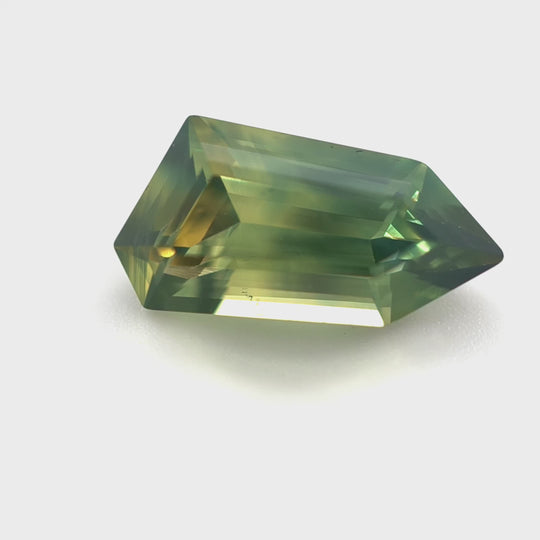 Queensland Sapphire - 1.80ct, Freeform, Green