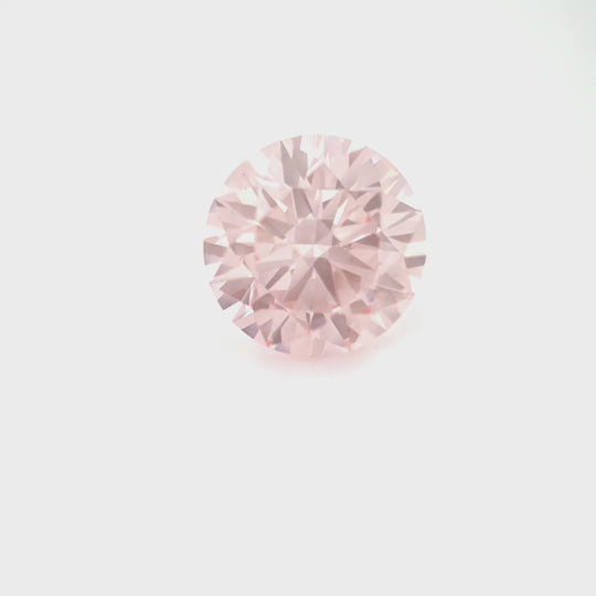 Indian Fancy Colour Lab Grown Diamond | 0.83ct, Round, Pink
