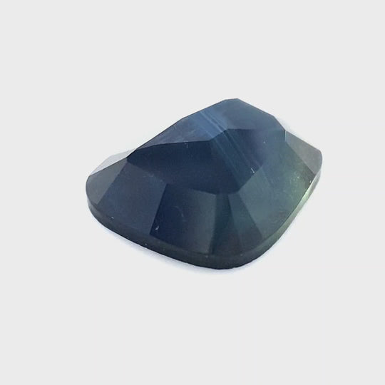 2.20ct Australian Sapphire, Parti, Blue, Yellow - Rose Cut Freeform