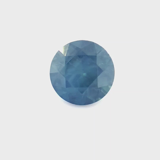 1.05ct Australian Sapphire, Blue, Teal - Round