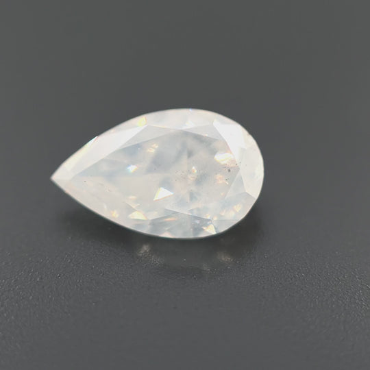 African Natural Diamond - 1.52ct, Pear, Fancy White