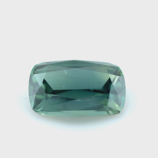 0.69 Cushion Blue green Sapphire
