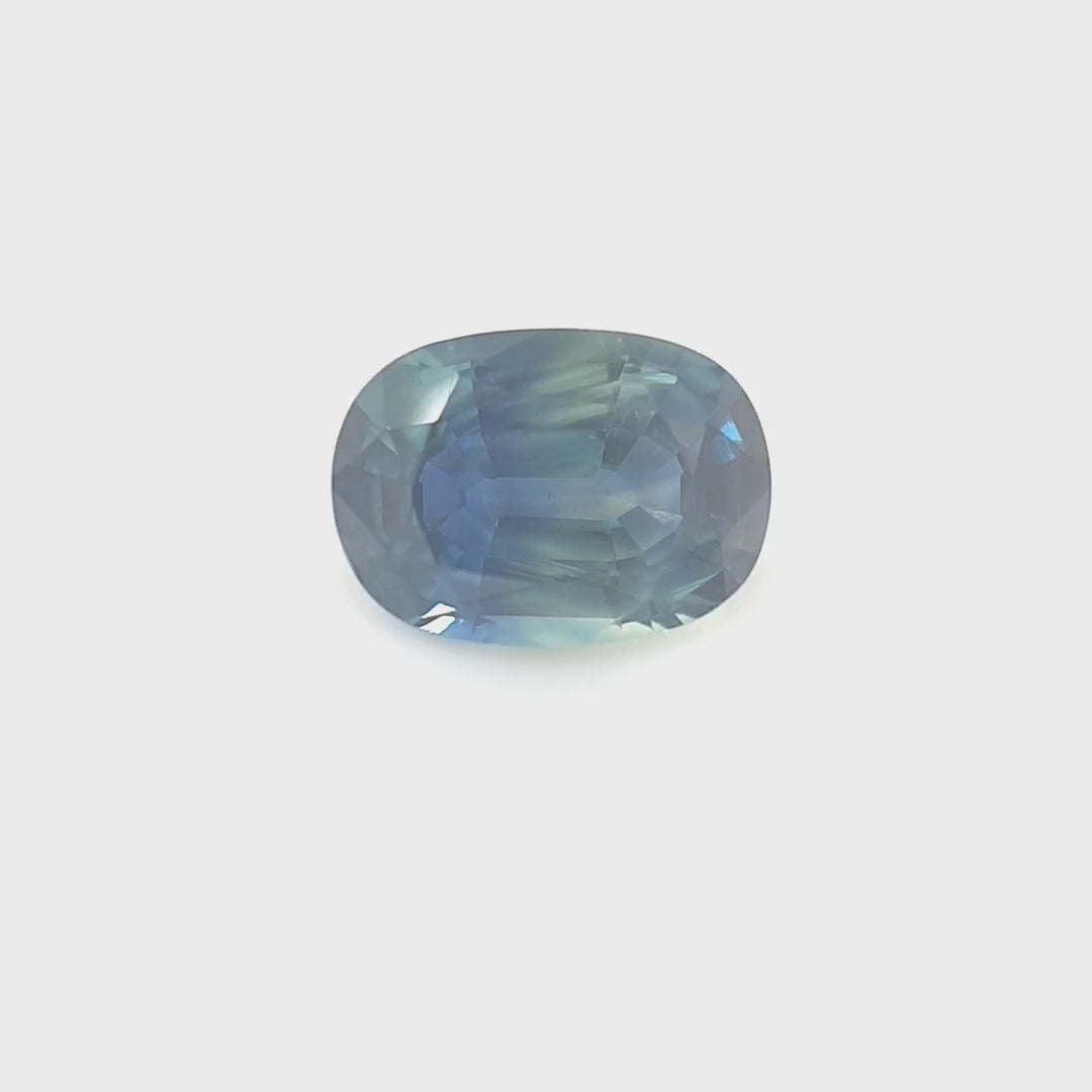 1.10ct Australian Sapphire, Parti, Blue, Teal - Oval
