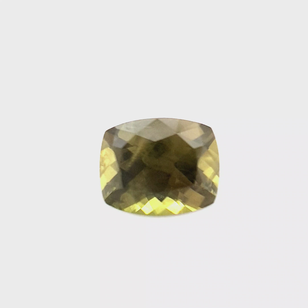 0.85ct Australian Sapphire, Brown, Chocolate - Cushion Cut