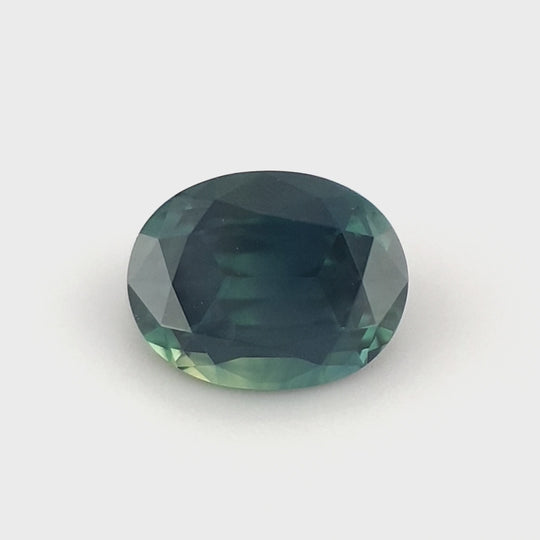 Queensland Sapphire – 1.31ct, Parti, Teal, Blue, Green