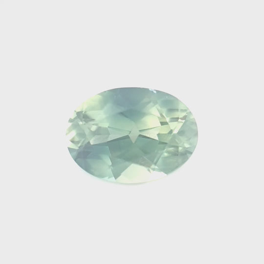 1.17ct Australian Sapphire, Parti, Blue, Green, Yellow, Teal - Oval
