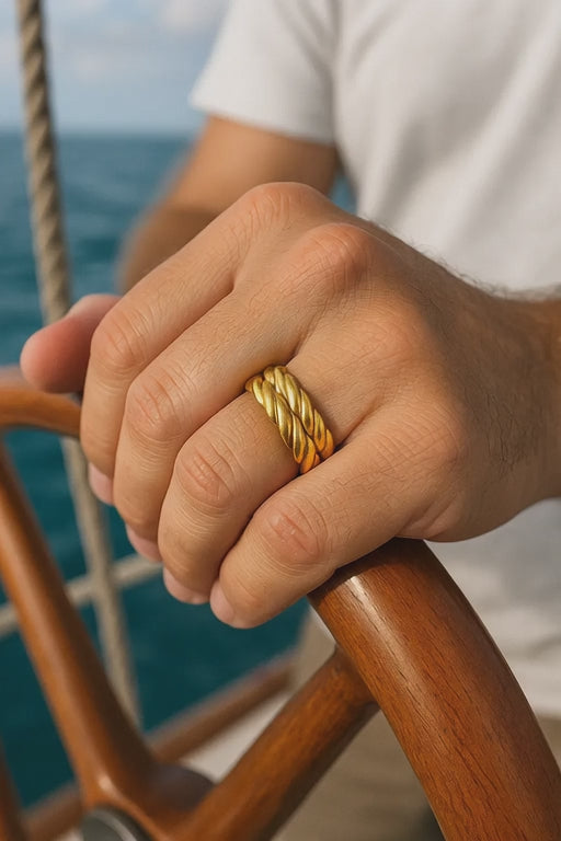 Lynn Wedding Ring – Twisted Braided Band