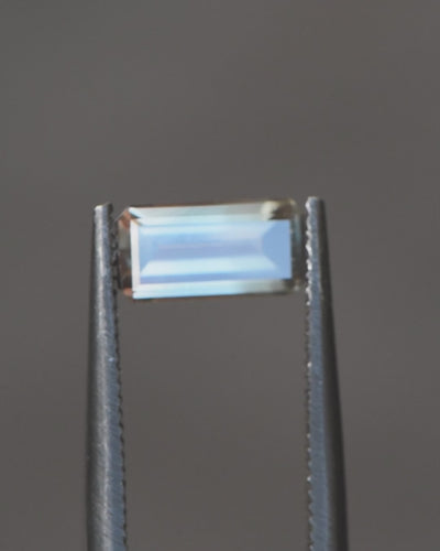 0.80ct Australian Sapphire, Pink and Brown Parti - Emerald Cut