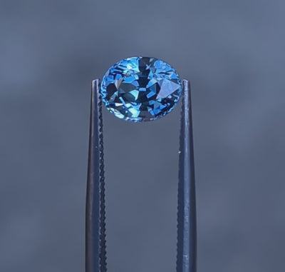 Montana Sapphire – 1.66ct Oval Cut, Teal Blue