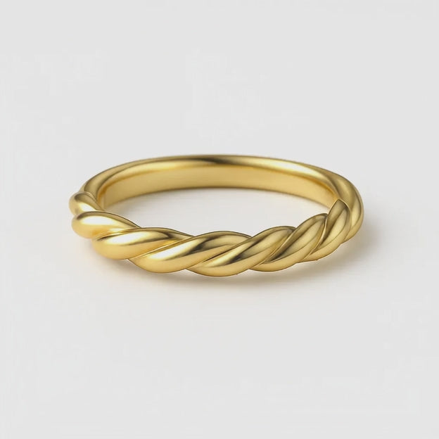Lynn Wedding Ring – Twisted Braided Band