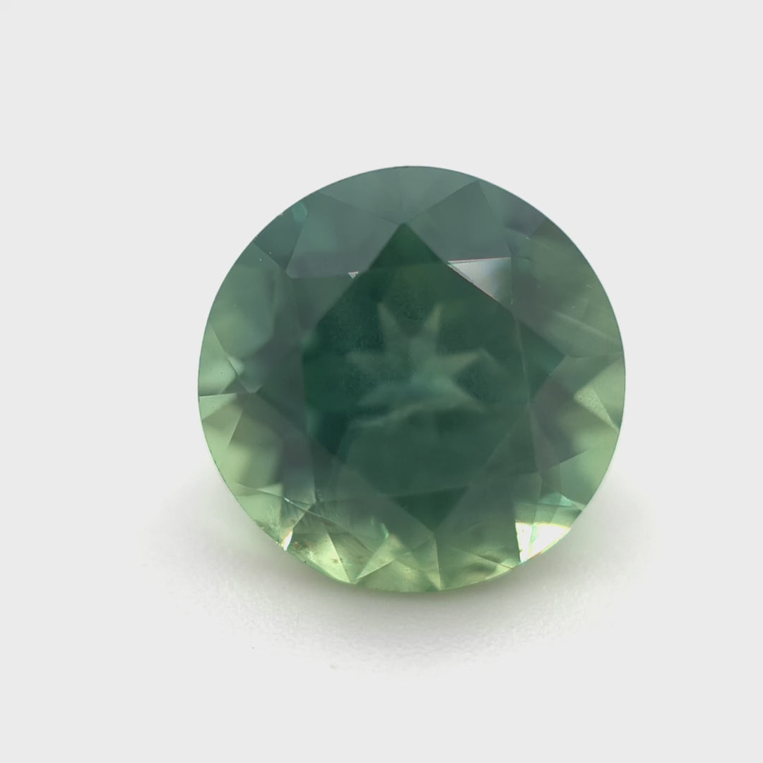 Queensland Sapphire - 2.32ct Round Modified Brilliant, Teal