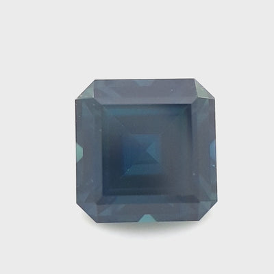 Queensland Sapphire – 1.46ct Square Emerald Cut, Blue
