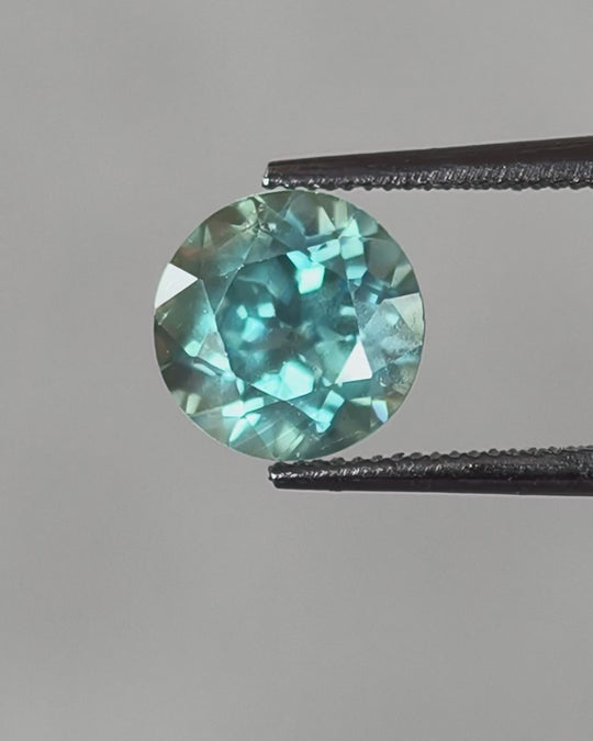 Queensland Sapphire - 2.32ct Round Modified Brilliant, Teal