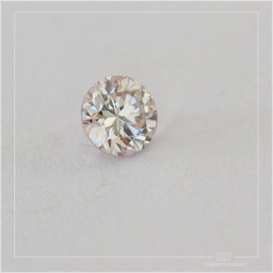 0.15ct Pink PC1 VVS2 Australian Argyle Diamond - Round