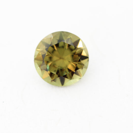 0.72ct Australian Golden Yellow Sapphire - Round Cut