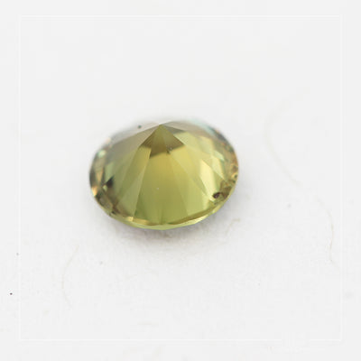 0.72ct Australian Golden Yellow Sapphire - Round Cut